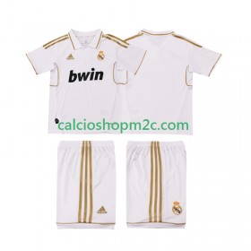 Real Madrid 2011 2012 Retro Bambino Maglia Prima Manica Corta